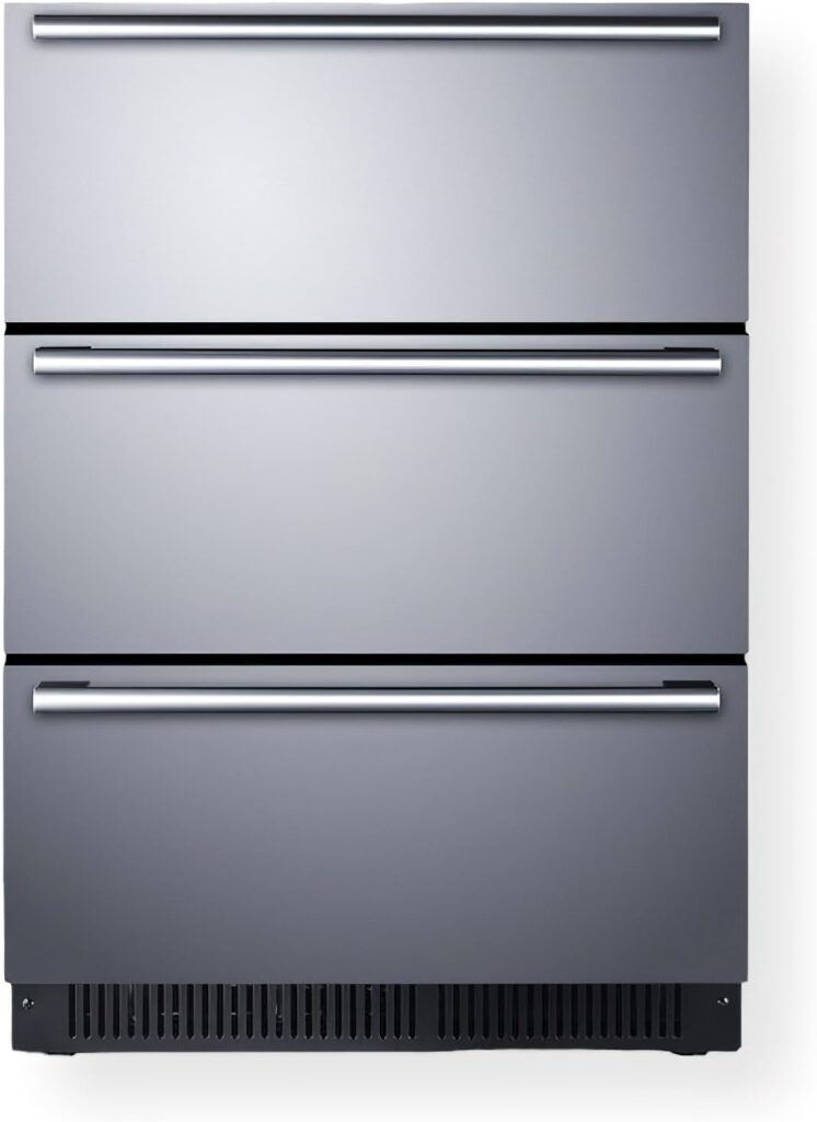 The Ultimate Outdoor Refrigerator: Luxury Meets Convenience with Summit’s 3-Drawer Design 2 summit
