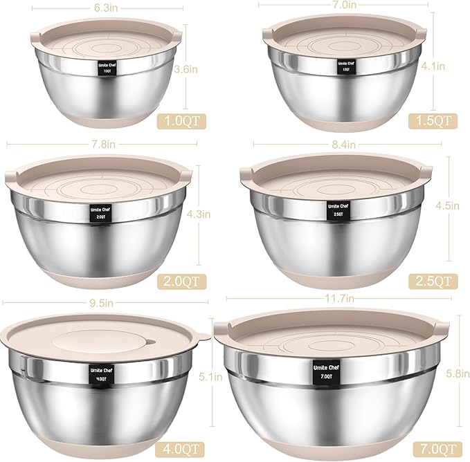 The Ultimate 26PCS Stainless Steel Mixing Bowls Set – A Must-Have for Every Modern Kitchen 1 71JENemeXYL. AC SX679